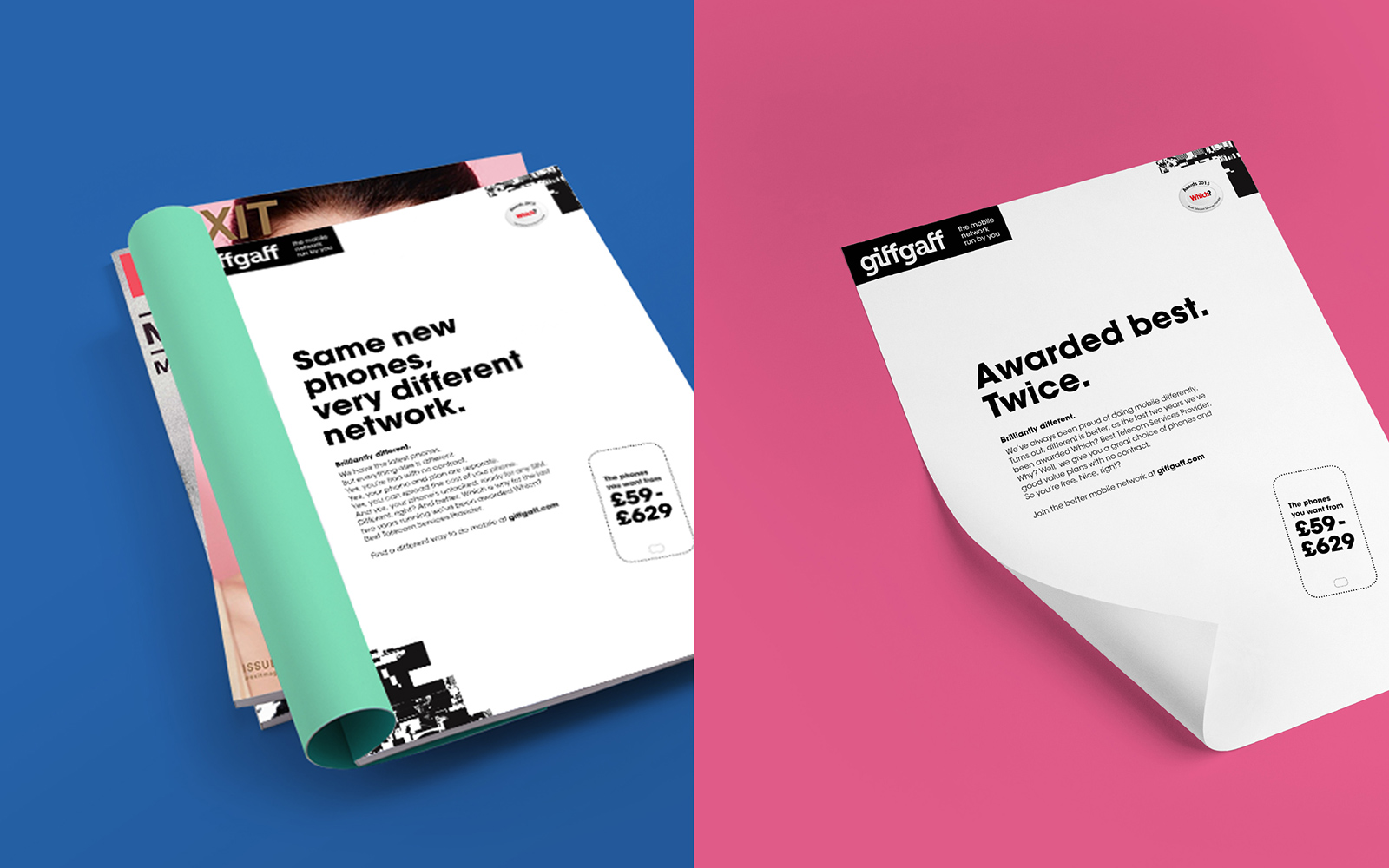 giffgaff advert print