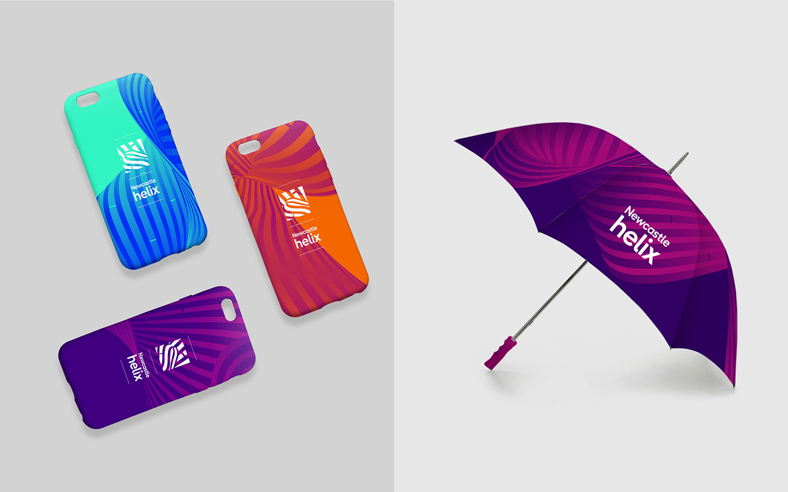 newcastle helix phone case umbrella