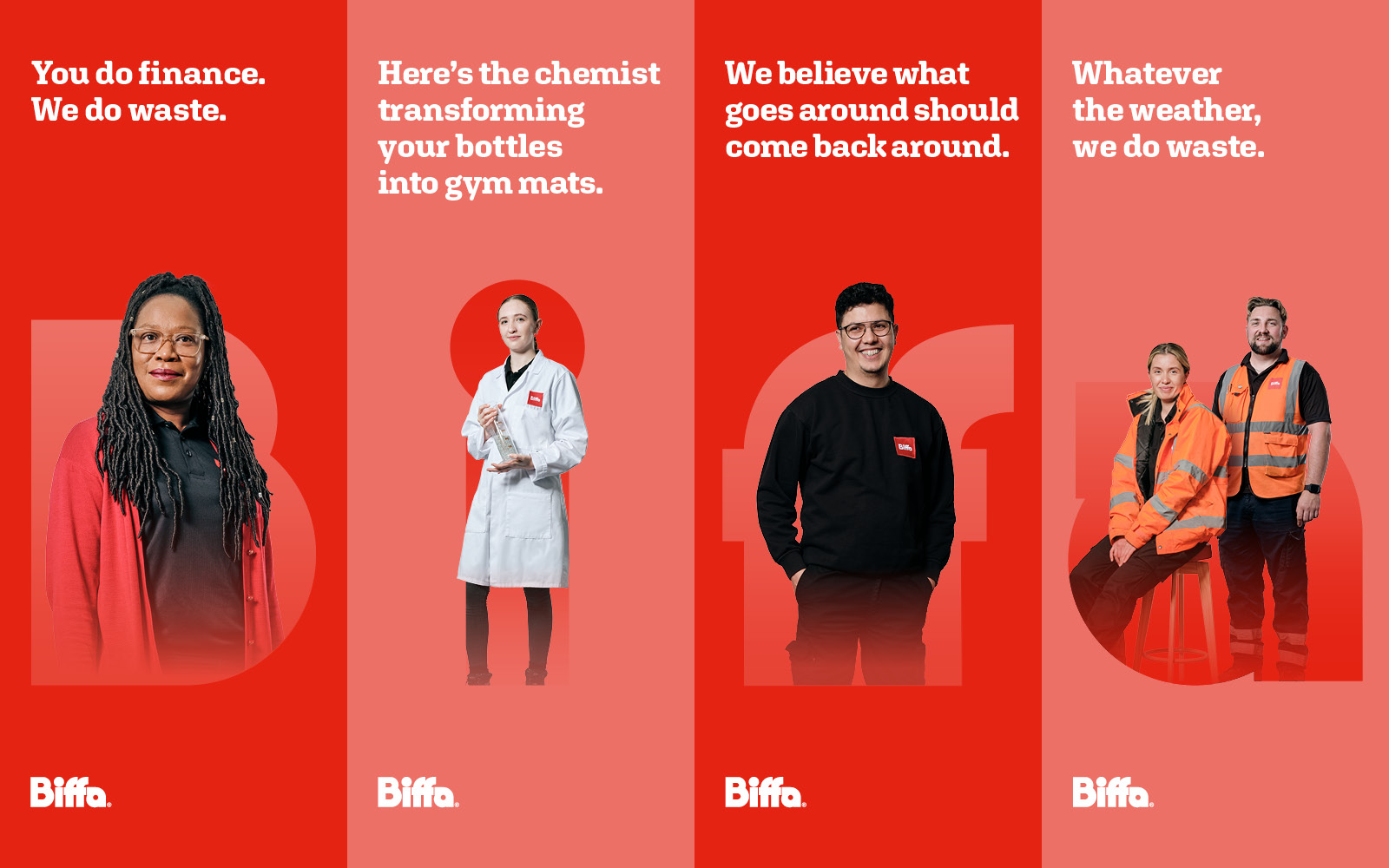 Biffa letters visual